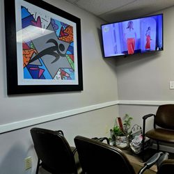 Part of the waiting room in #304