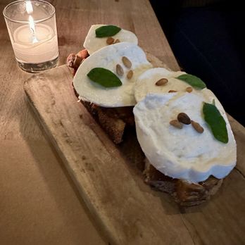 L'Amico - Eggplant Caponata Bruschetta - Italian Near Me - New York, New York