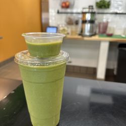 Kwench Juice Cafe - Delicious tropical smoothie with spinach added