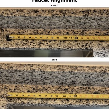 Sondos Stone - Faucet misaligned - Countertop Installation Near Me - Jamestown, North Carolina Sondos Stone - Faucet misaligned - Countertop Installation Near Me - Jamestown, North Carolina