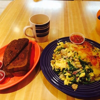 Eggs Etc - Turkey Scramble with Squaw Bread. - Breakfast & Brunch Near Me - Long Beach, California