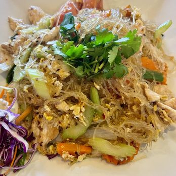Thai Terrace - Pad woon sen with pork - Thai Near Me - Fort Worth, Texas Thai Terrace - Pad woon sen with pork - Thai Near Me - Fort Worth, Texas