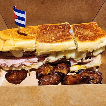 Cubans On Wheels - The Cuban Sandwich with Sweet Plantains - Cuban Near Me - Orlando, Florida