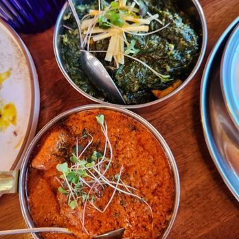 Khan Saab Desi Craft Kitchen - Butter chicken and palak paneer - Pakistani Near Me - Fullerton, California
