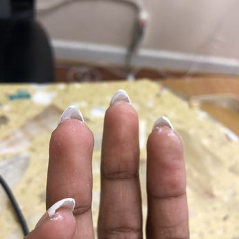 Pacific Nail Salon - Paint ALL over my hands and thick acrylic under my nails. - Nail Salons Near Me - Yorkville, Illinois Pacific Nail Salon - Paint ALL over my hands and thick acrylic under my nails. - Nail Salons Near Me - Yorkville, Illinois