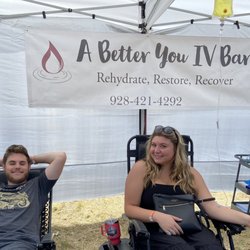 Elevate IV Bar - Getting hydrated at the Prescott Valley Outdoor Summit!
