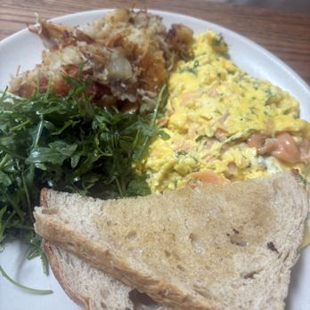 Sequoia Diner - Salmon Scramble - Diners Near Me - Oakland, California Sequoia Diner - Salmon Scramble - Diners Near Me - Oakland, California