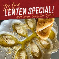Grady V's - LENTEN SPECIAL - CHARBROILED OYSTERS!