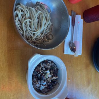 Asia Cuisine - Jajjangmyeon (C3 green tea noodle w jajang sauce) - Chinese Near Me - Ithaca, New York