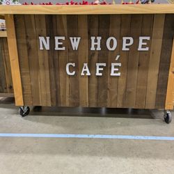 New Hope Community Church - They had coffee and hot chocolate. With some Christmas cookies.