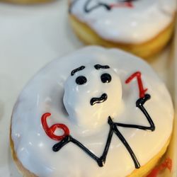 S & S Donut and Bake Shop - LOL...6-7 meme themed donuts