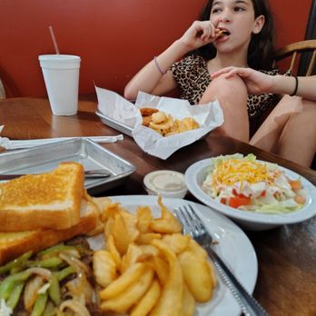 Aspen Street Grill - The hamburger steak plate and chicken tender meal. - Burgers Near Me - Lincolnton, North Carolina Aspen Street Grill - The hamburger steak plate and chicken tender meal. - Burgers Near Me - Lincolnton, North Carolina