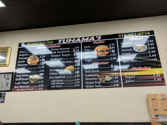 Menu photo 5 Tuhama's Dearborn, MI