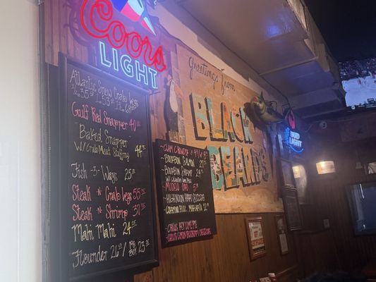 Menu photo 1 Blackbeards' Restaurant South Padre Island, TX