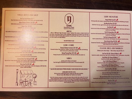 Menu photo 8 Ledu Thai Phoenix, AZ Menu photo 8 Ledu Thai Phoenix, AZ