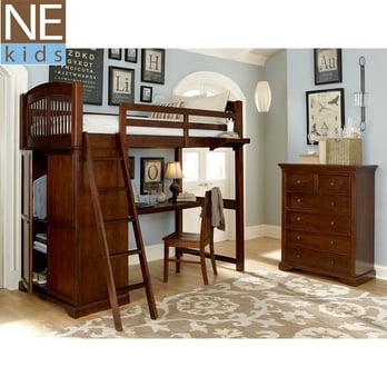 Moran's Floor Store - a loft bed with a desk underneath - Carpeting Near Me - Jamestown, New York