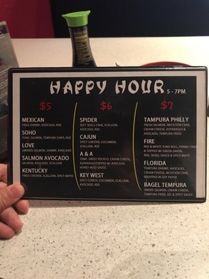 Menu photo 5 Sushi Avenue Tampa, FL