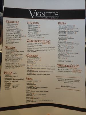 Menu photo 4 Vignetos Italian Grill Plantation, FL Menu photo 4 Vignetos Italian Grill Plantation, FL