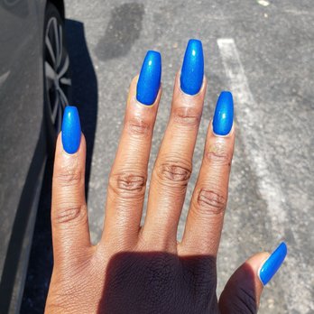 Niki Nails - Sky blue nails - Nail Salons Near Me - San Jose, California