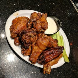 Copper River Grill - Teriaki wings cooked crispy to order