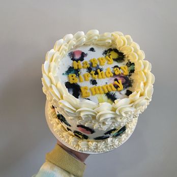 Sister Slice - a hand holding a birthday cake - Custom Cakes Near Me - Salt Lake City, Utah Sister Slice - a hand holding a birthday cake - Custom Cakes Near Me - Salt Lake City, Utah