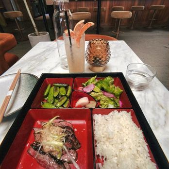 Edgemar - Skirt steak bento box $28 - Seafood Near Me - Santa Monica, California