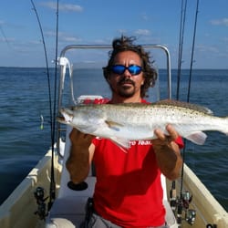 SPI Fish Killer Charters - Capt. Paco Hinojosa with a nice trout