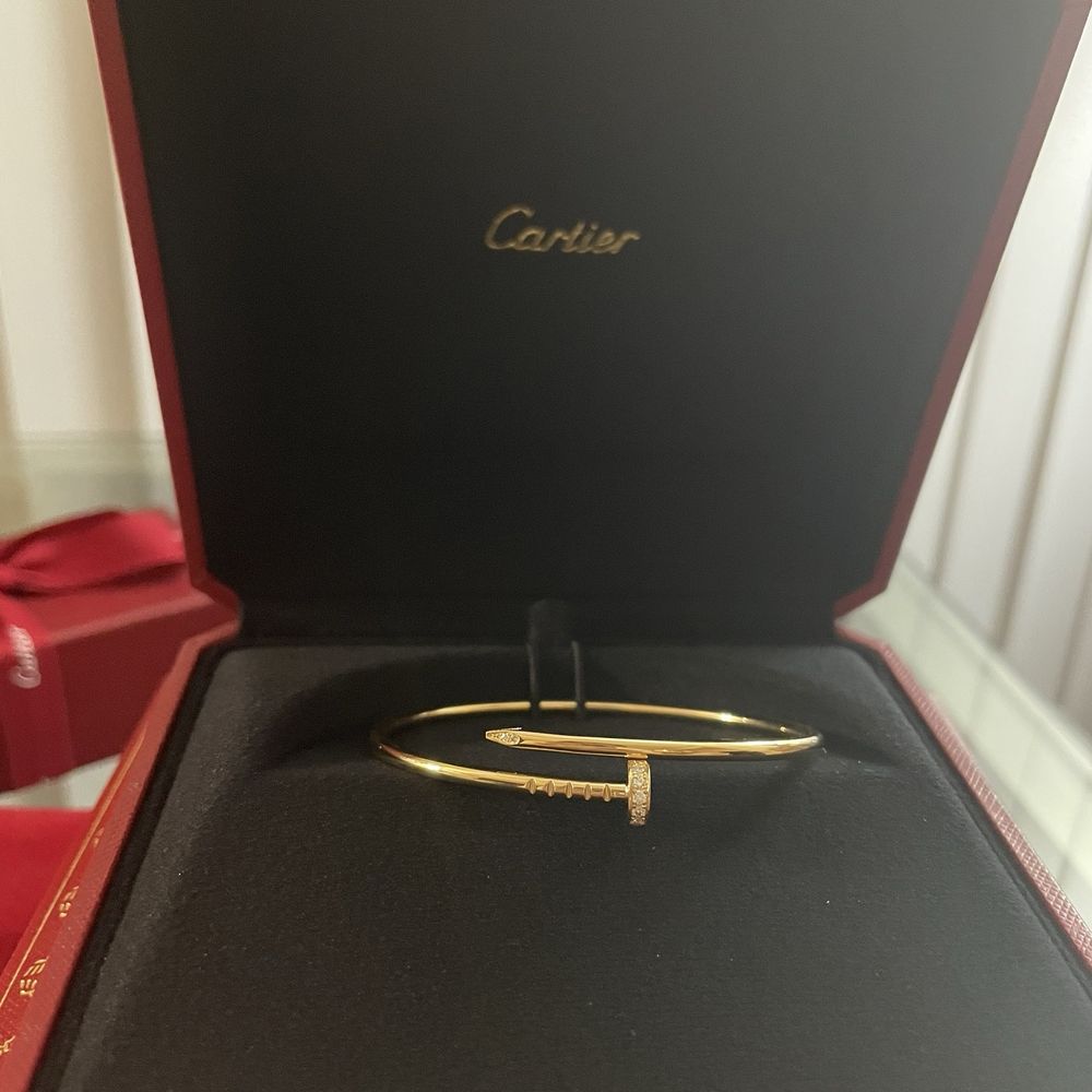 Juste un clou, small model with diamonds Juste un clou, small model with diamonds