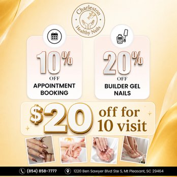 Charleston Healthy Nails - Nail Salons Near Me - Mount Pleasant, South Carolina Charleston Healthy Nails - Nail Salons Near Me - Mount Pleasant, South Carolina