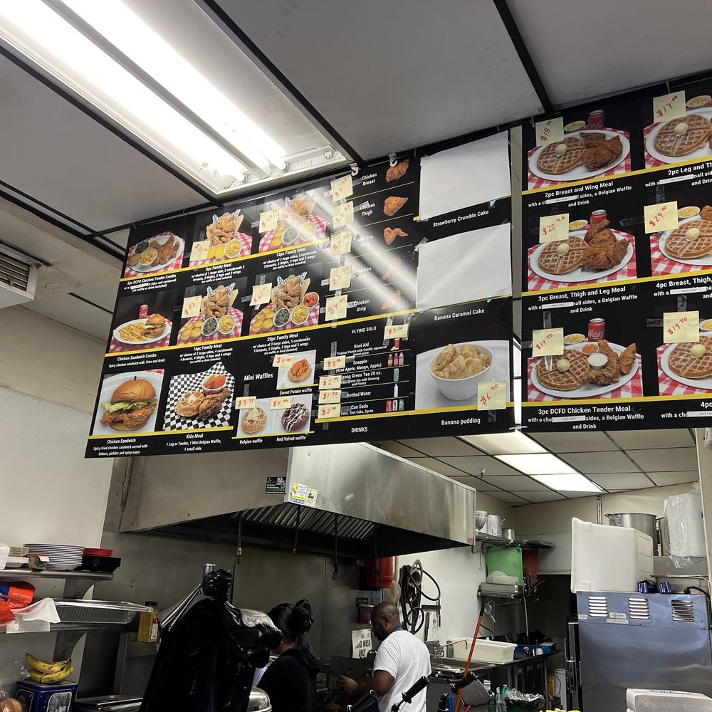 Keith’s Chicken N Waffles - Front counter and kitchen area - Southern Near Me - Daly City, California