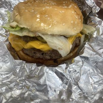 Five Guys - Cheeseburger with 2 patties - Burgers Near Me - Fair Oaks, California