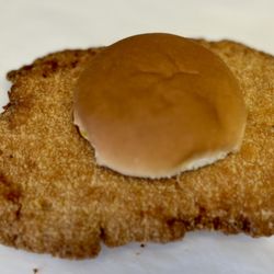 Walk 'er Drive Thru - Hand breaded Jumbo 1/2 pound pork tenderloin.