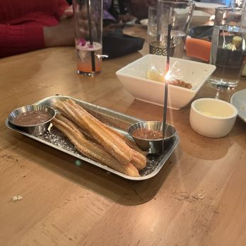 El Mercat Bar De Tapas - Free churro's for our celebration! - Tapas Bars Near Me - Rockville, Maryland