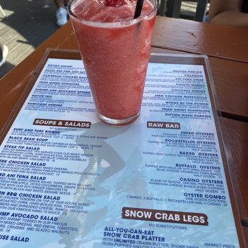 Riptides Raw Bar & Grill - Frozen Strawberry Lemonade - Seafood Near Me - Ormond Beach, Florida