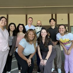 San Jose Integrative Wellness Center & TMS - Our staff & some of our Yale PA students. (Left to Right) Tiffany, Melanie, Roxanna, Dave, Dr. Nangia, Frankie, Zion, Katie, Kim, & Heather!