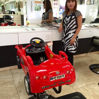 Kim's Salon - 09.12.16  little kids haircut chair... and Kim - Hair Salons Near Me - Roseville, California