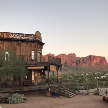 Goldfield Ghost Town - Superstitions in the background - Landmarks & Historical Buildings Near Me - Apache Junction, Arizona