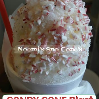 Noemi's Sno Cones - a candy cane blast - Ice Cream & Frozen Yogurt Near Me - Waco, Texas Noemi's Sno Cones - a candy cane blast - Ice Cream & Frozen Yogurt Near Me - Waco, Texas