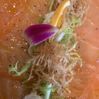 Kata Robata - Yuzu salmon sashimi - Sushi Bars Near Me - Houston, Texas Kata Robata - Yuzu salmon sashimi - Sushi Bars Near Me - Houston, Texas