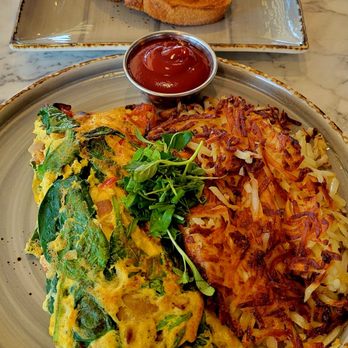 The Corner - Veggie Omelet w/Hash Browns & Sourdough Toast $21.00 (03/06/26). @TheCornerLA #Glendale #Breakfast #Brunch #Lunch #Dinner - Breakfast & Brunch Near Me - Glendale, California