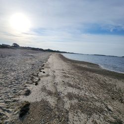 Colonial Acres Beach - Light sand with shells, no facilities
