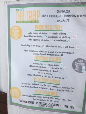 Menu photo 1 Chef Oya's The Trap Indianapolis, IN Menu photo 1 Chef Oya's The Trap Indianapolis, IN