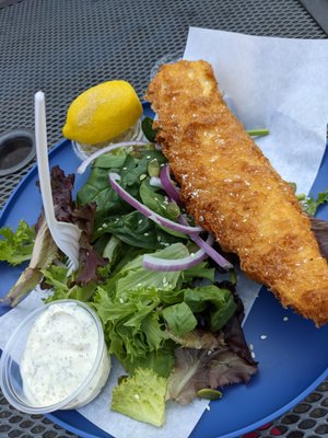 Salty Blue Fish & Chips by null