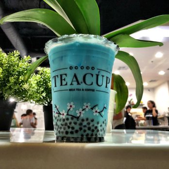 Teacup - Blue Milk w/ Mini Boba - Coffee & Tea Near Me - Litchfield Park, Arizona