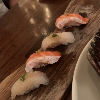 Uchi - 6/10 for the white one 9/10 for the salmon one - Japanese Near Me - Dallas, Texas Uchi - 6/10 for the white one 9/10 for the salmon one - Japanese Near Me - Dallas, Texas