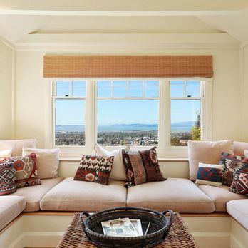 Color Theory Design Studio - soft cream walls and ceiling envelope this lounge with a view - Interior Design Near Me Color Theory Design Studio - soft cream walls and ceiling envelope this lounge with a view - Interior Design Near Me