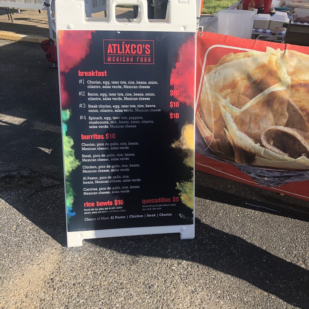 Atlixco’s - Menu - Food Stands Near Me Atlixco’s - Menu - Food Stands Near Me