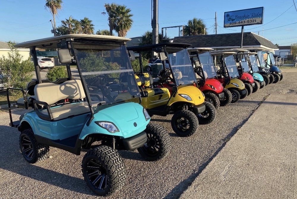 BEACHIN RIDES Golf Cart Rentals 2602 61st St, Galveston, TX Phone