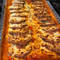 Monte Bianco Restaurant - Tray eggplant Parmesan
