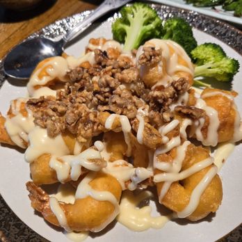 China Blue Dumplings & Baos - Honey walnut shrimp - Chinese Near Me - Plano, Texas China Blue Dumplings & Baos - Honey walnut shrimp - Chinese Near Me - Plano, Texas